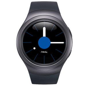 Đồng hồ thông minh Samsung Gear S2 Sport màu đen, viền xoay độc đáo
