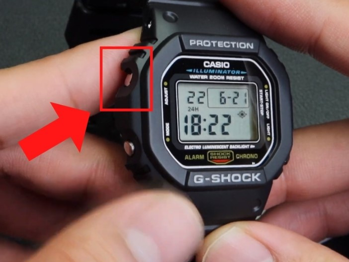 Hướng dẫn chỉnh ngày trên đồng hồ G-Shock