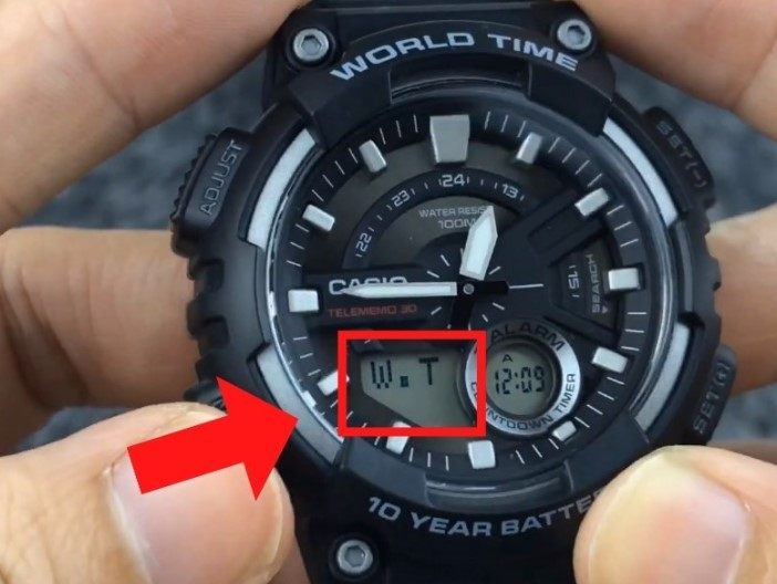 Cách xem giờ quốc tế trên đồng hồ G-Shock
