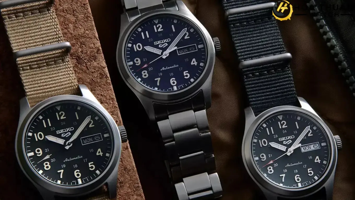 Bộ sưu tập đồng hồ cơ Nhật Bản Seiko 5 Military - phong cách quân đội