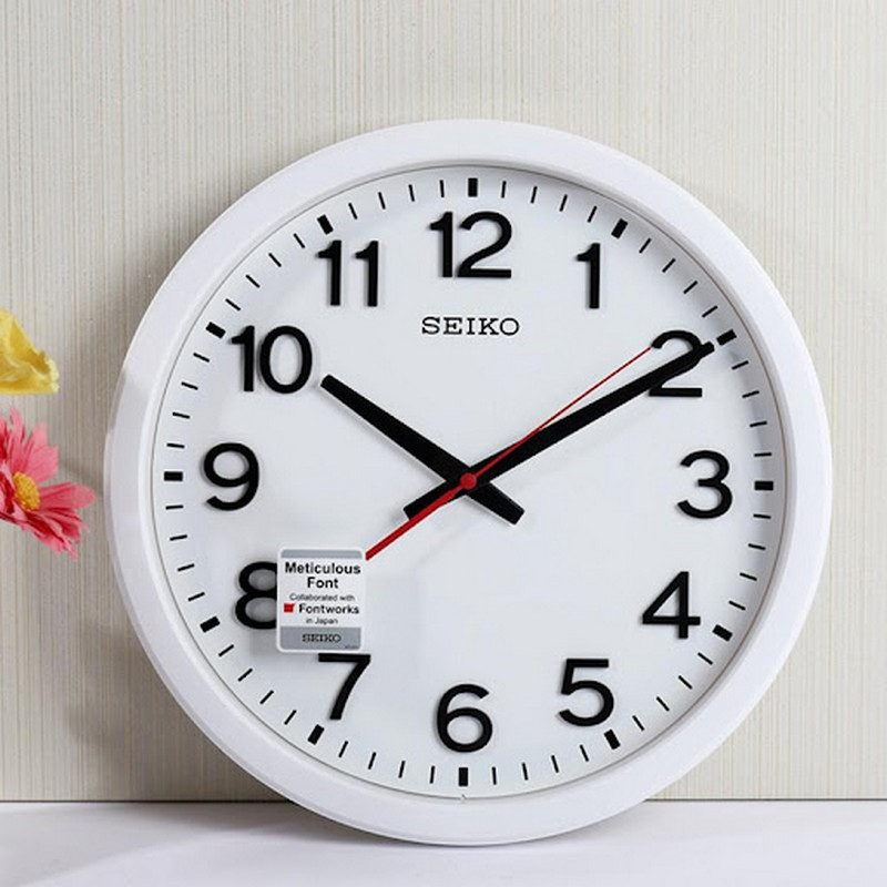 SEIKO QXA732 - Đồng hồ treo tường Seiko nội địa Nhật đơn giản, dễ nhìn