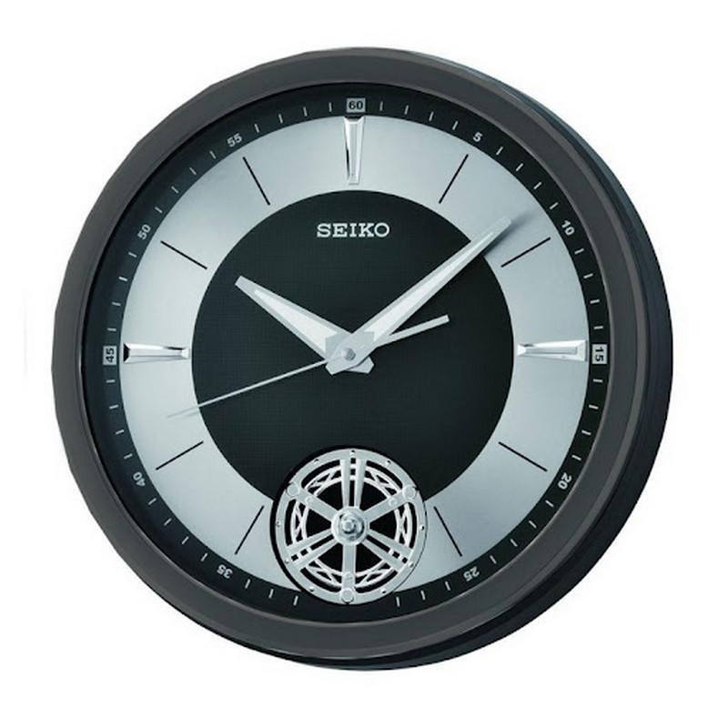 SEIKO QXC240K - Đồng hồ treo tường Seiko nội địa Nhật dáng tròn hiện đại