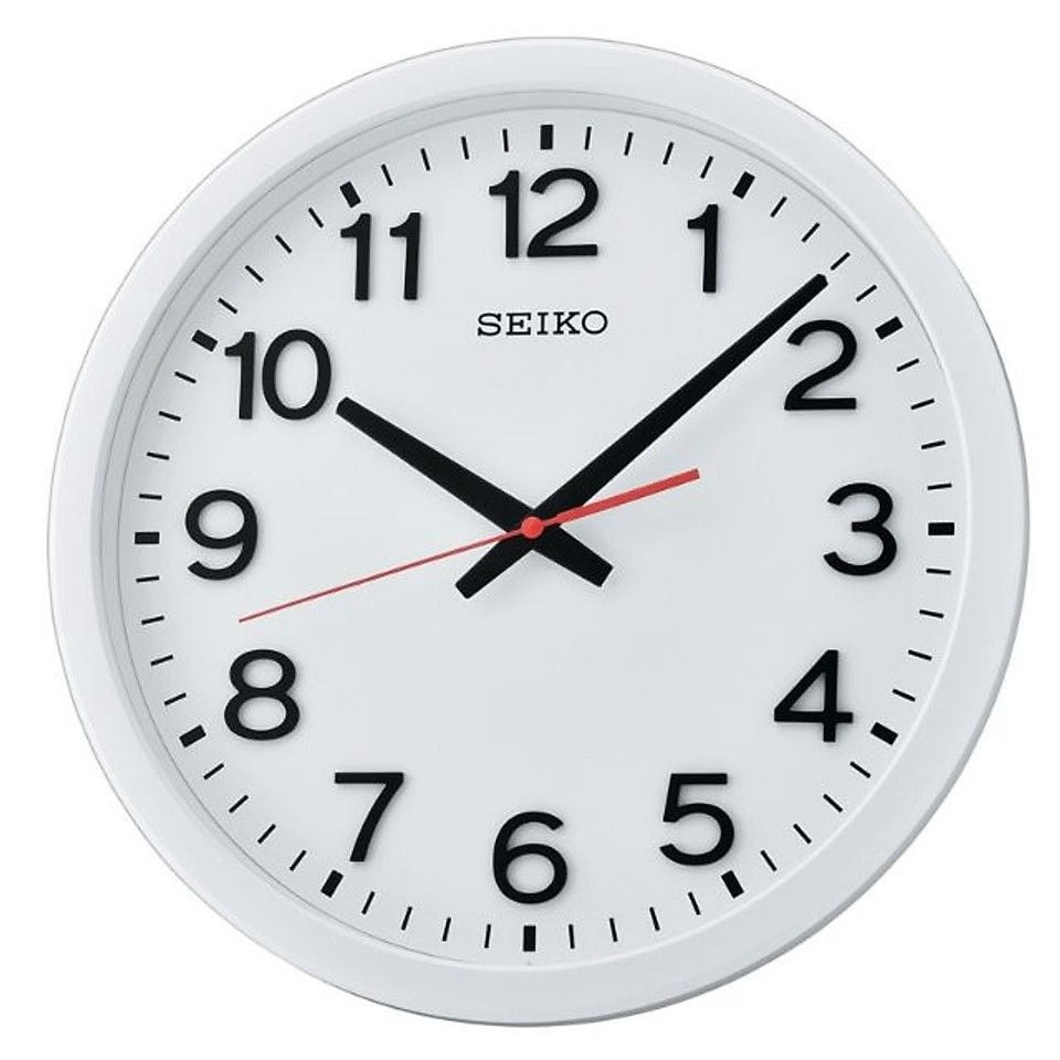 Mẫu đồng hồ treo tường Seiko QXA737G chính hãng kiểu dáng đơn giản, hiện đại