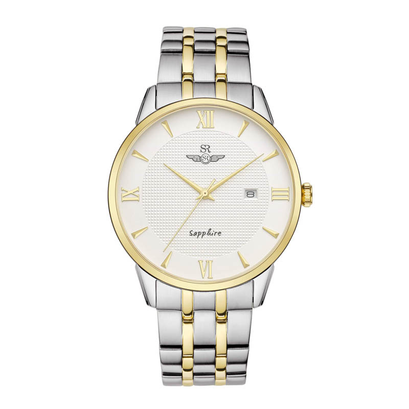 Thiết kế thanh lịch của đồng hồ SR Watch, thương hiệu được phân phối tại các cửa hàng đồng hồ nam uy tín