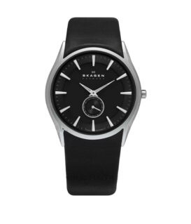 Đồng hồ Skagen Nam Skagen 808XLSLB Dây Da Mặt Tròn Pin Quartz chính hãng