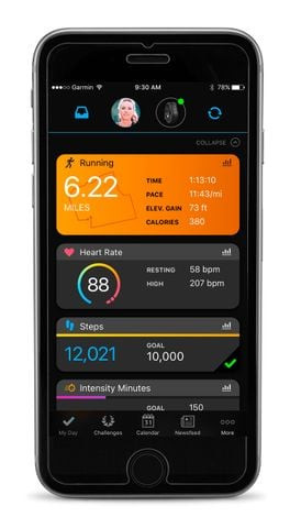 Đồng hồ thông minh Garmin Vivosport nhận thông báo từ điện thoại