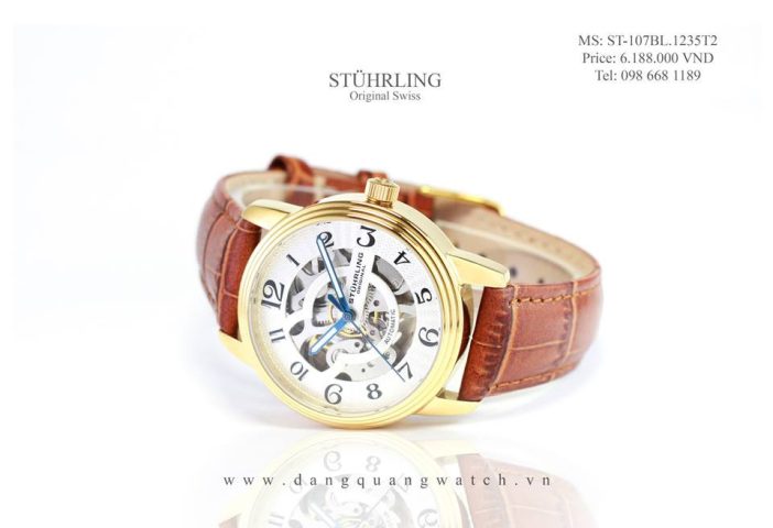 Đồng hồ nữ Stuhrling mặt kính cao cấp