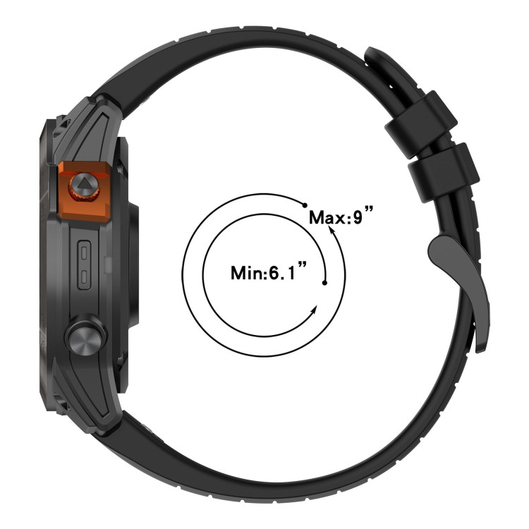 Dây đeo đồng hồ Garmin Instinct màu cam với cơ chế QuickFit tiện lợi