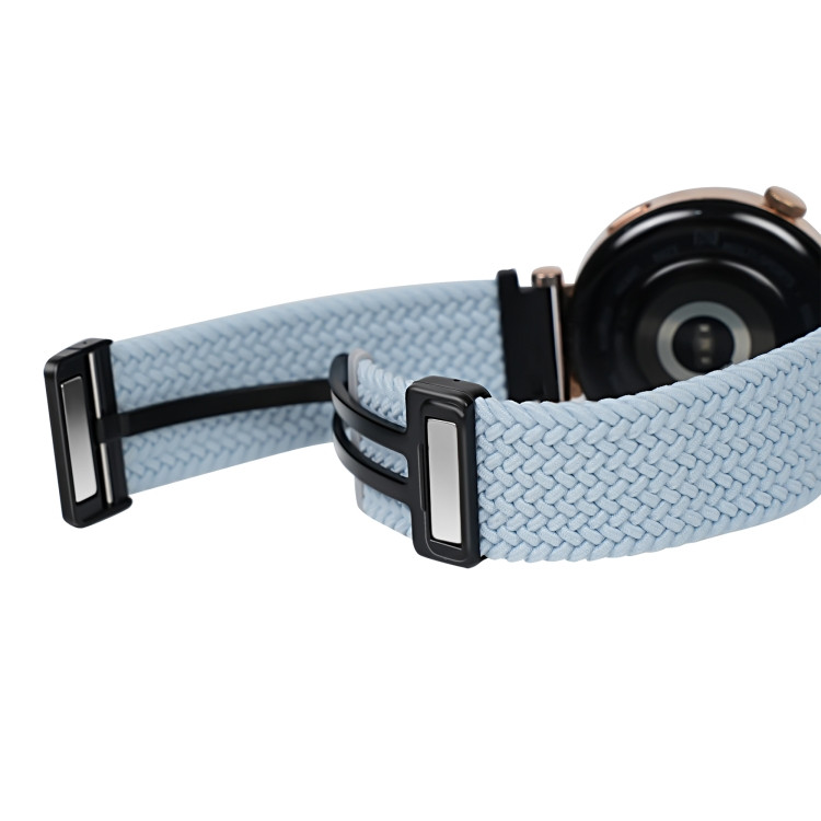 Nhiều màu sắc của dây đeo đồng hồ Amazfit Bip bện từ tính, thể hiện sự đa dạng lựa chọn cho người dùng