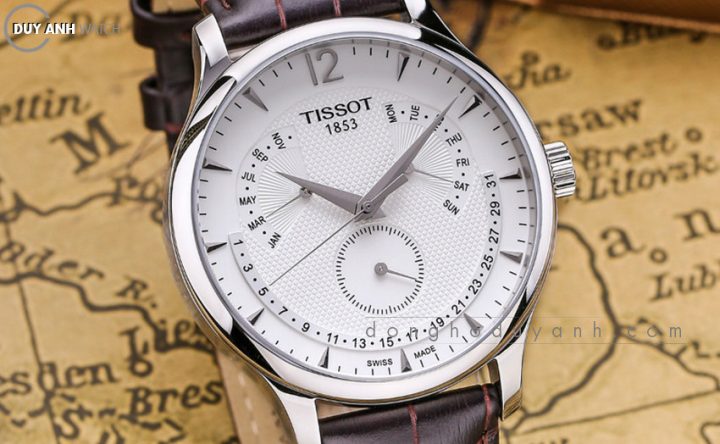 Đồng hồ Tissot Tradition Perpetual Calendar T063.637.16.037.00 - mẫu lịch vạn niên kinh điển