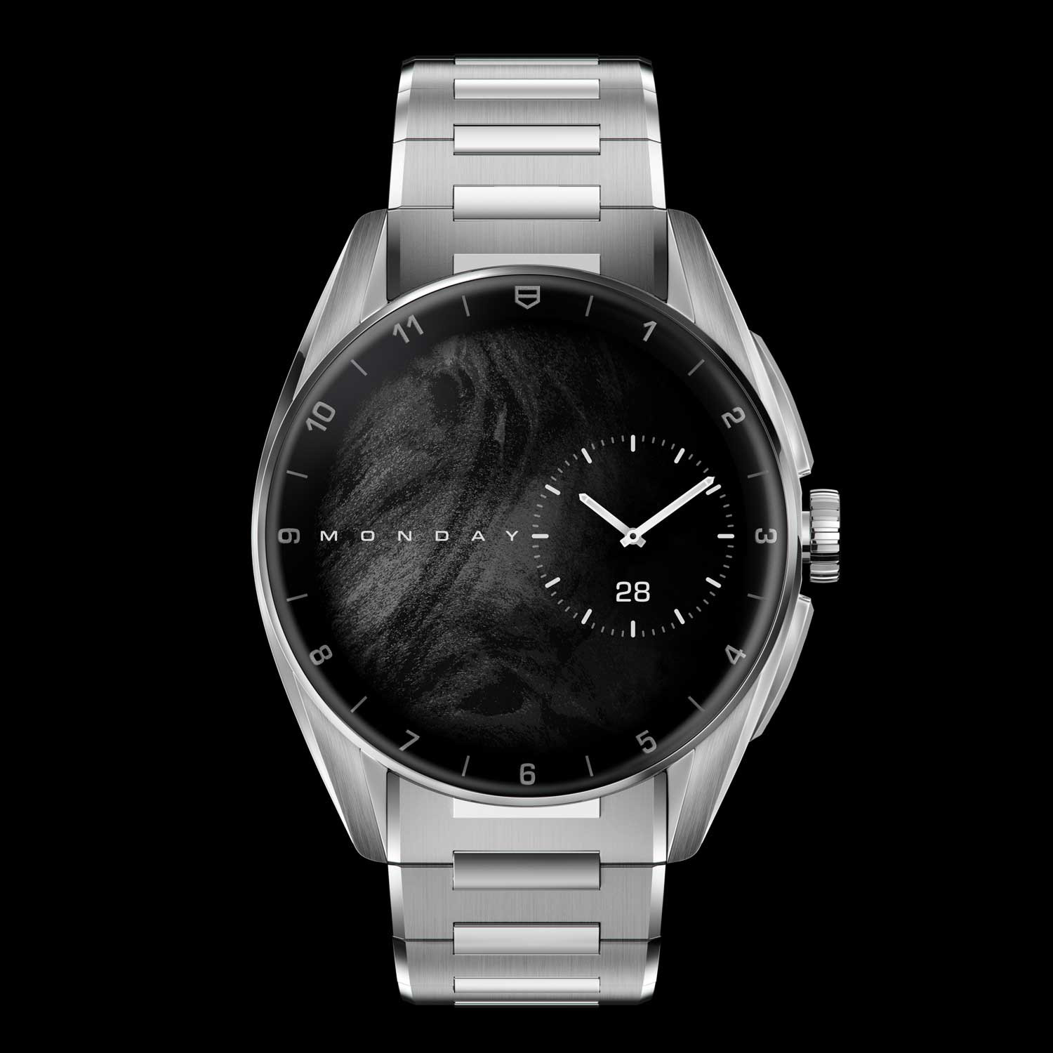 giao diện màn hình đồng hồ thông minh TAG Heuer Connected hiển thị thông số
