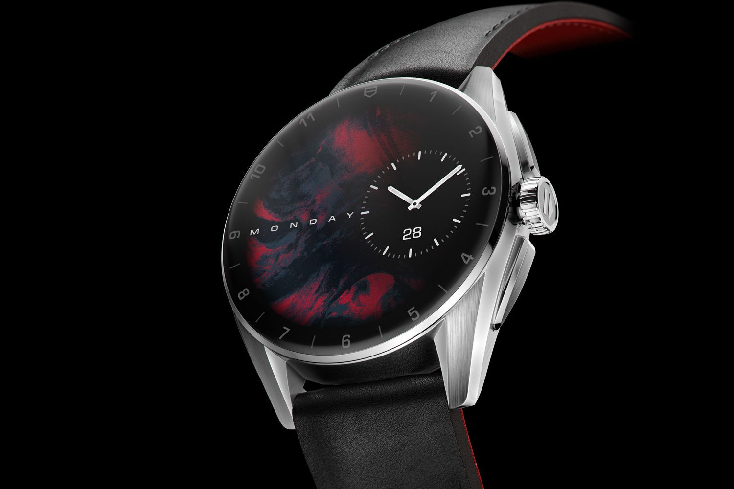 mô hình đồng hồ thông minh TAG Heuer Connected Calibre E4 trên cổ tay