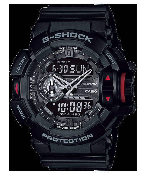 Mặt đồng hồ G-Shock GA-400 với núm xoay lớn