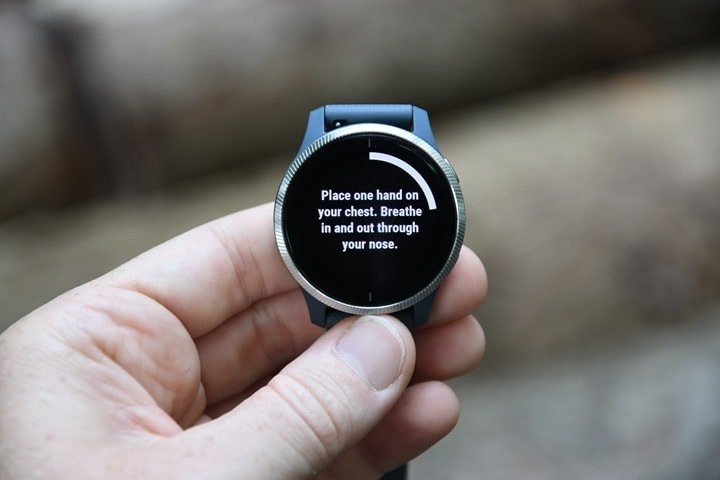 Dữ liệu nhịp hô hấp liên tục trên Garmin Venu