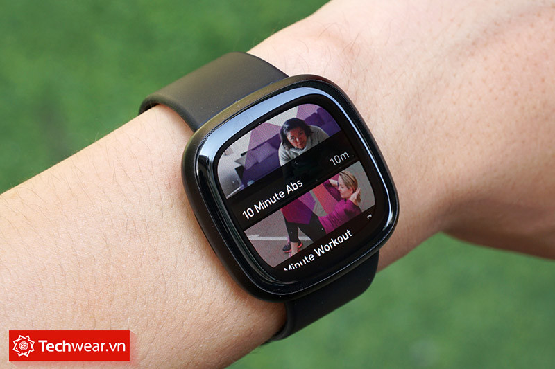 Fitbit Versa 3 hiển thị thông tin theo dõi giấc ngủ