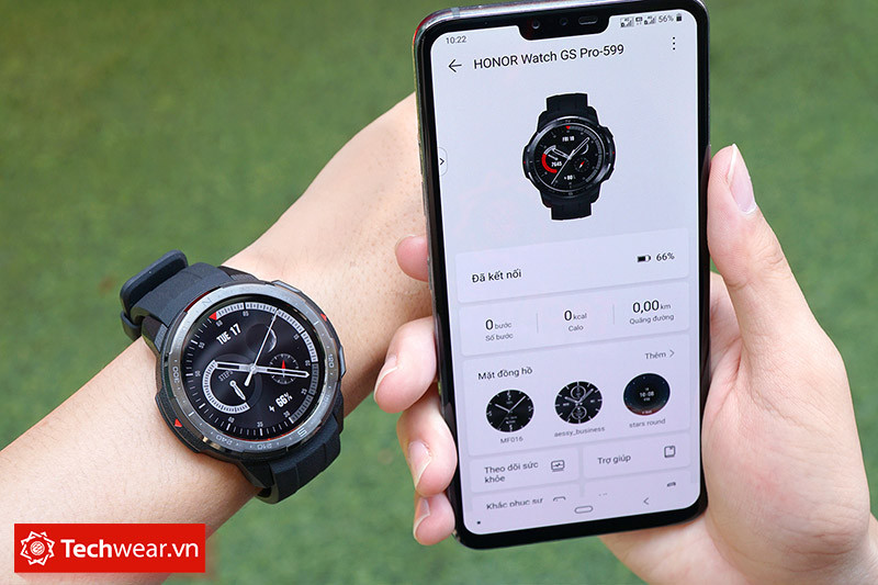 Thay đổi mặt đồng hồ trên Honor Watch GS Pro