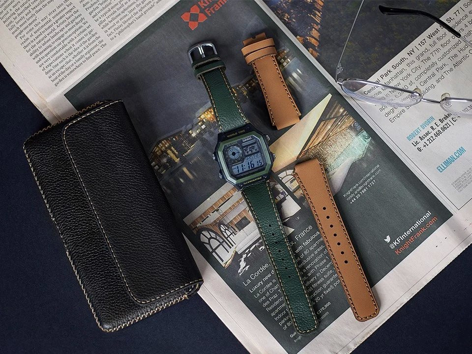 Bảng giá thay dây da đồng hồ Casio tại các cửa hàng uy tín