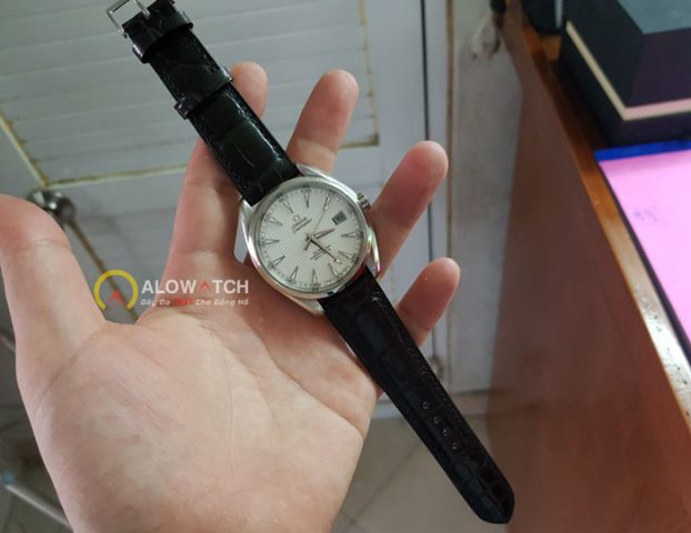 Dây da cá sấu handmade cao cấp, lựa chọn thay dây da đồng hồ Omega tại Alowatch