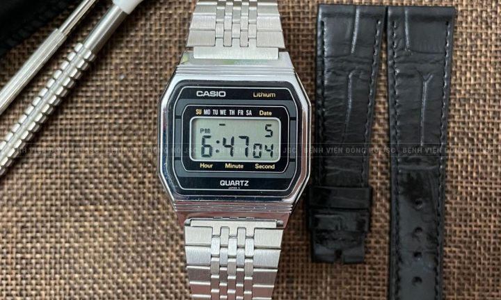 Dây đồng hồ Casio chính hãng được thay thế để đổi mới diện mạo và phong cách đồng hồ