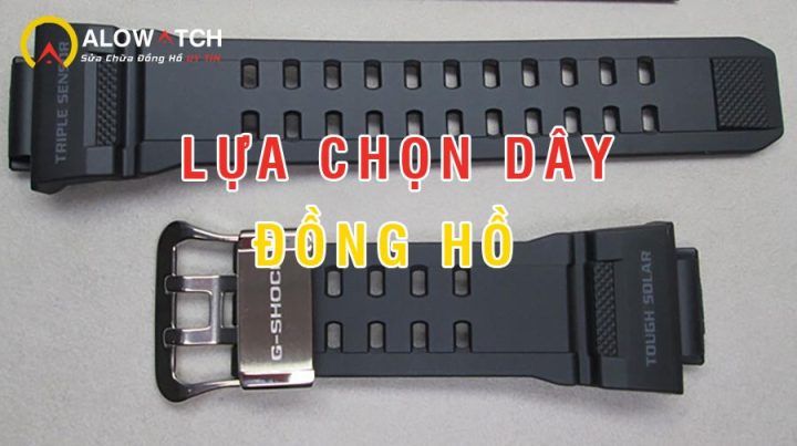 Hướng dẫn thay dây đồng hồ Casio G-Shock với lựa chọn dây phù hợp
