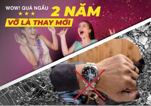 Bảo hành Kính Diamond khi thay mặt kính đồng hồ tại Alowatch
