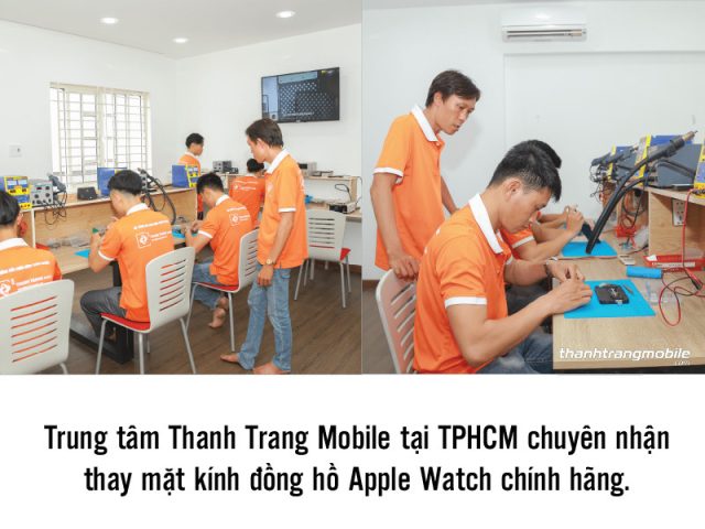 Ép kính đồng hồ Apple Watch chuyên nghiệp