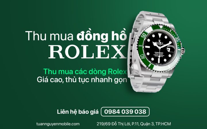 Đồng hồ Rolex chính hãng đang được trưng bày, thể hiện sự sang trọng và đẳng cấp, ảnh minh họa cho giá đồng hồ Rolex chính hãng tại TPHCM
