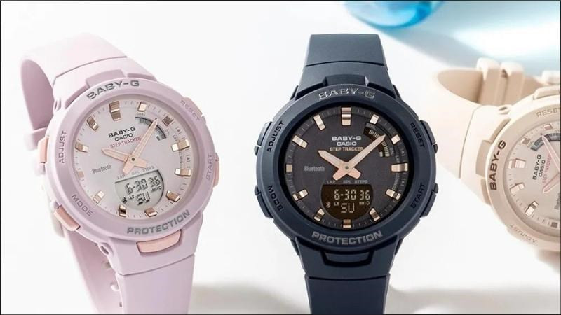 Đồng hồ Baby-G với thiết kế năng động, mạnh mẽ, trẻ trung phù hợp học sinh nữ cấp 3