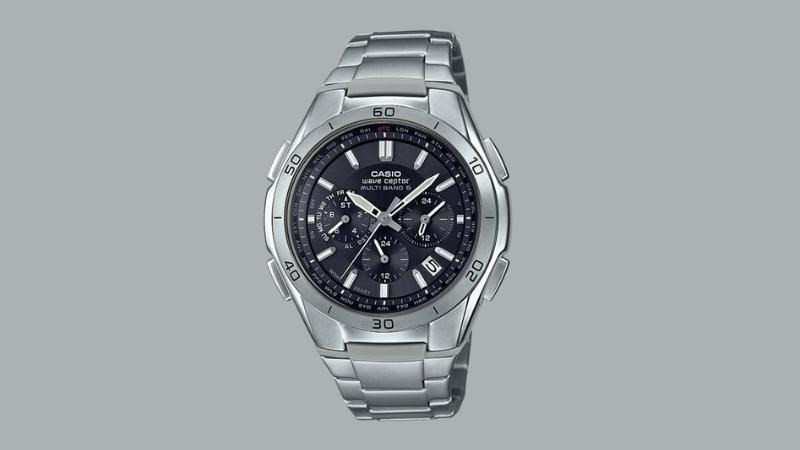 Mẫu đồng hồ Casio Wave Ceptor Multiband 6 với thiết kế thể thao mạnh mẽ