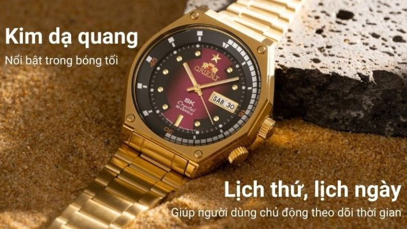Đồng hồ Orient SK RA-AA0B04R19B mặt lửa màu đỏ