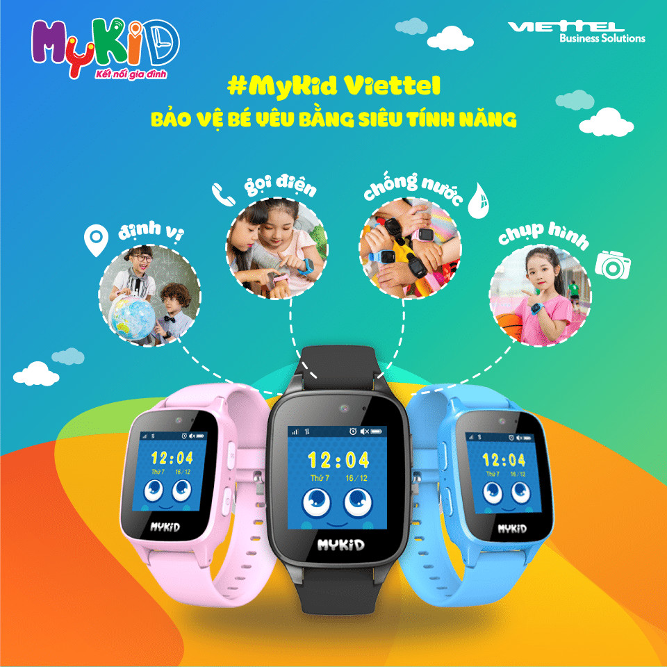 Các tính năng nổi bật của đồng hồ định vị Kiddy Viettel MyKid 4G Lite