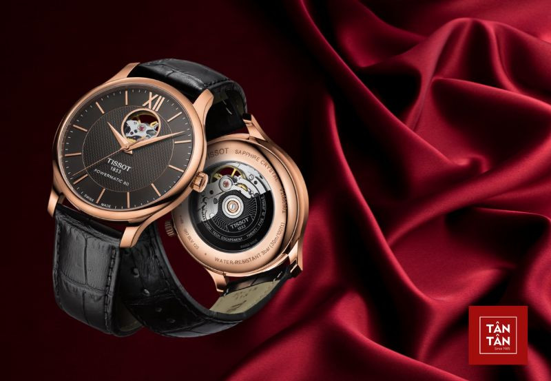 Cận cảnh bộ máy Powermatic 80 đột phá của Tissot 1853