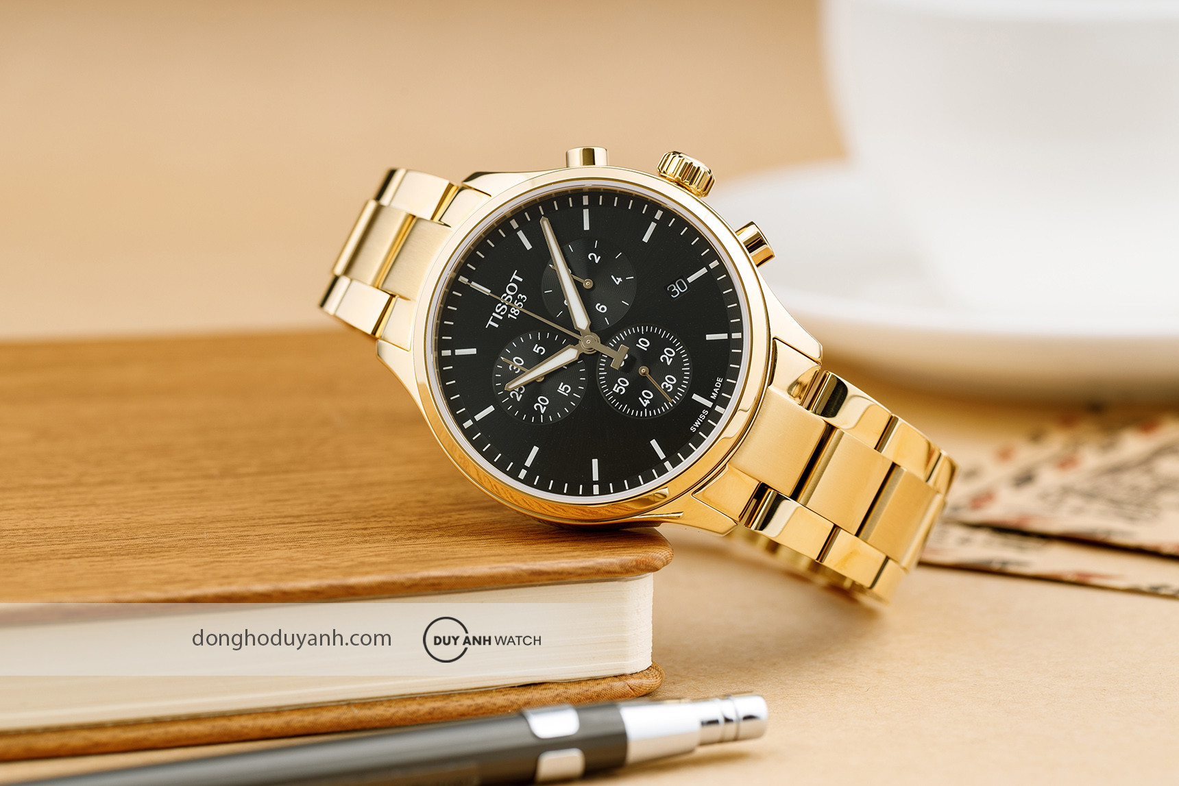 Đồng hồ Tissot Chrono XL 6 kim 3 nút, hướng dẫn cách sử dụng chức năng bấm giờ thể thao trên đồng hồ Tissot.