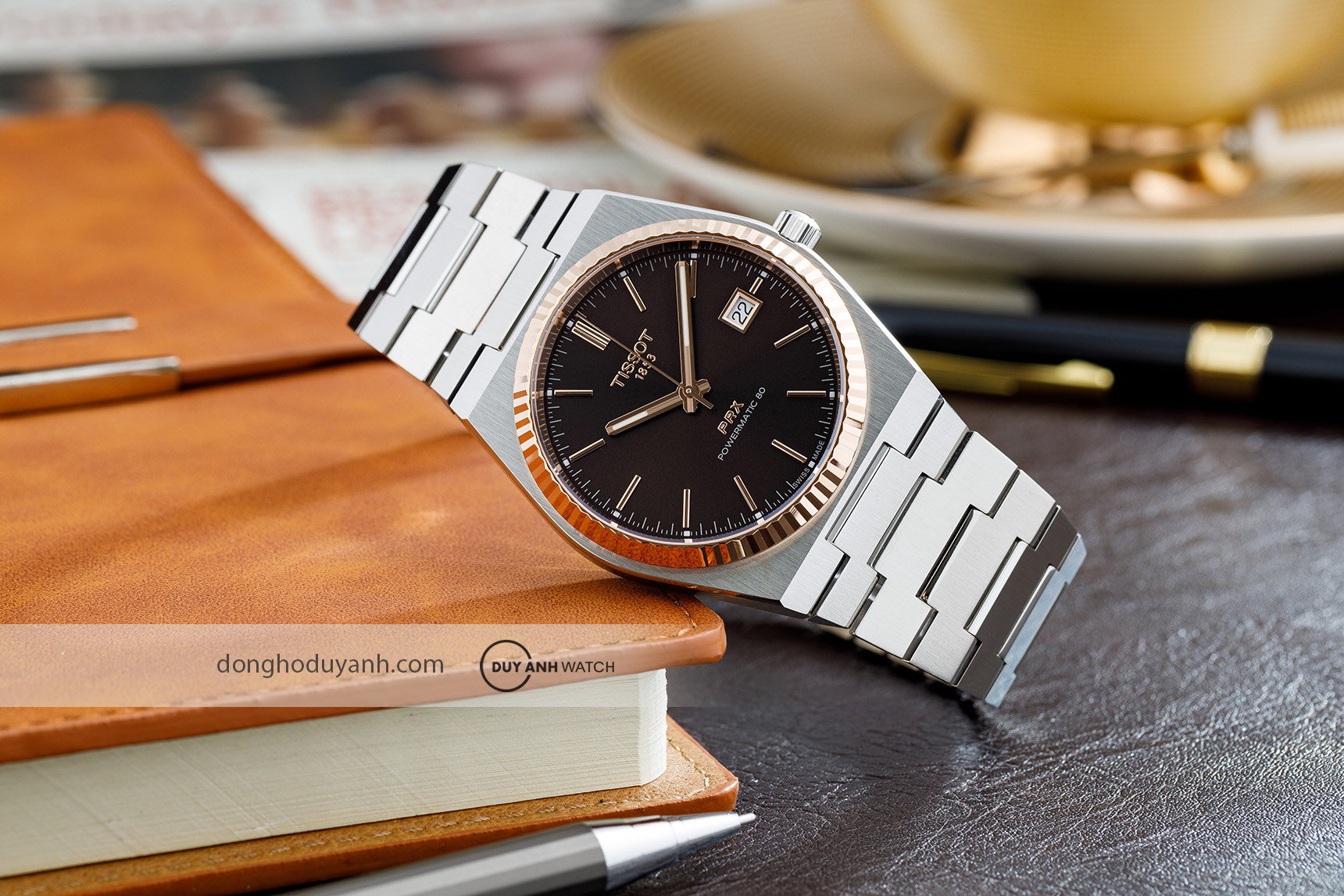 Mẫu Tissot PRX Powermatic 80 Steel 18K Gold T931.407.41.291.00 bán chạy nhất