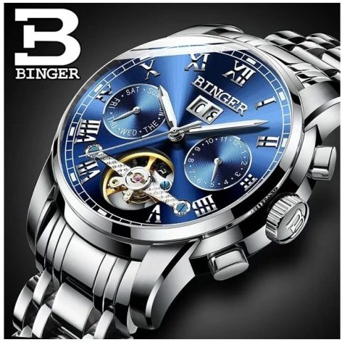 Đồng hồ Binger nam chính hãng DH976: Biểu tượng của phong cách và sự tinh tế