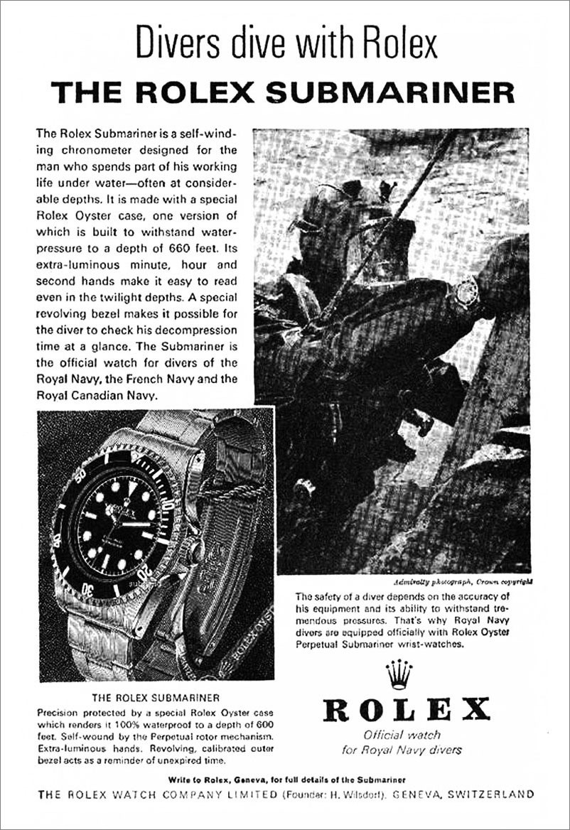 Chiếc đồng hồ lặn Rolex Submariner đầu tiên