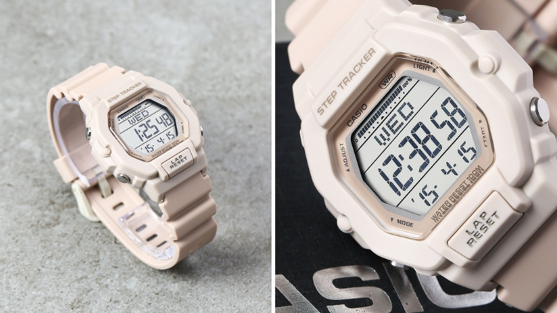 Mẫu đồng hồ Casio nữ đẹp LWS-2200H-4AVDF trên tay, phù hợp người yêu thích thể thao