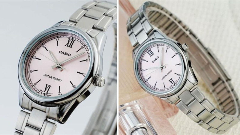 Thiết kế đơn giản, trẻ trung của đồng hồ Casio LTP-V005D-4B2UDF