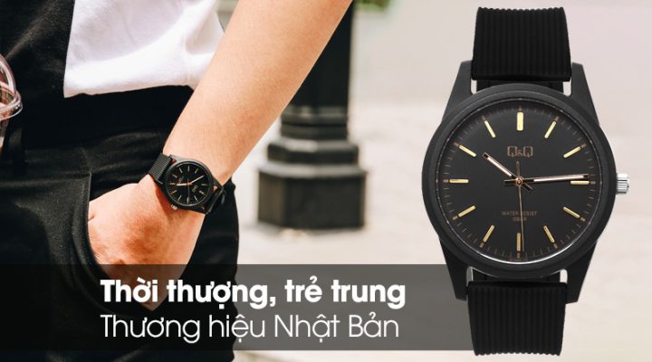 Đồng hồ Q&Q nam giá rẻ chống nước, thể hiện sự bền bỉ của thương hiệu Nhật Bản