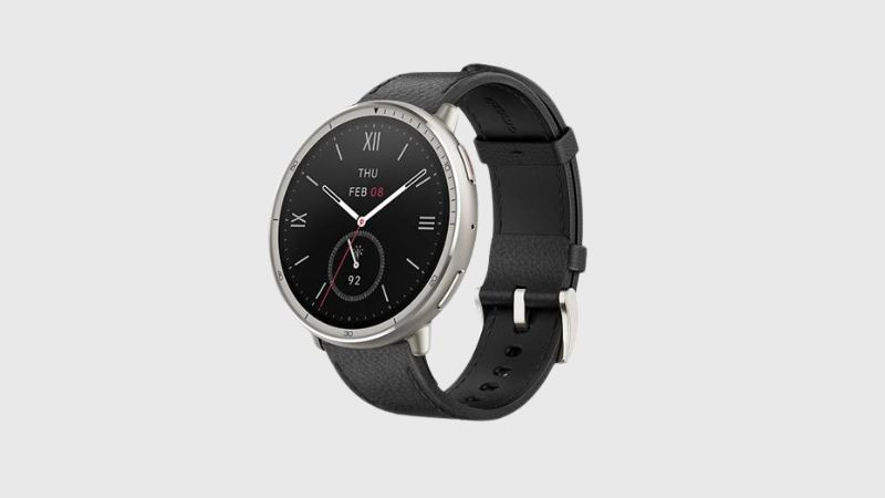 Màn hình AMOLED 1.32 inch sắc nét của đồng hồ thông minh Amazfit Active 2 Premium