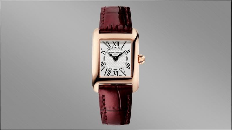 Đồng hồ mặt vuông Thụy Sĩ Frederique Constant FC-200MC14 nữ, bền bỉ với bộ máy Quartz