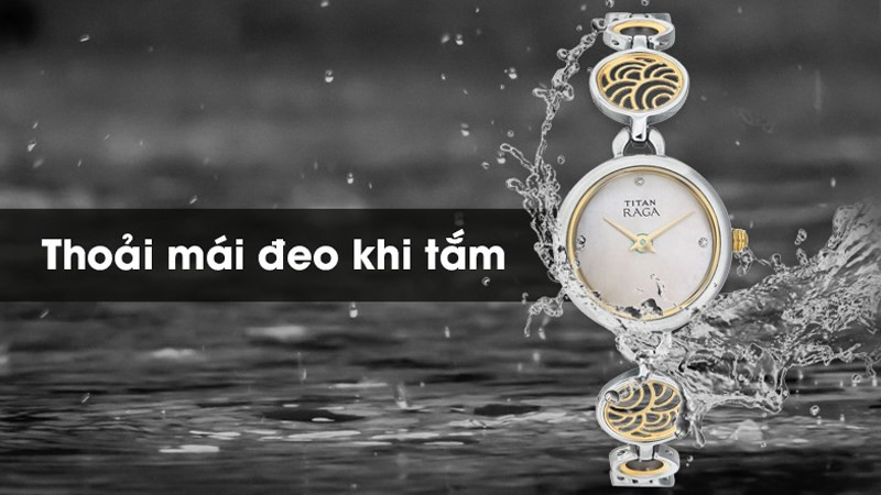 Đồng hồ Titan 25.3mm nữ 2512BM01 sang trọng và thời thượng