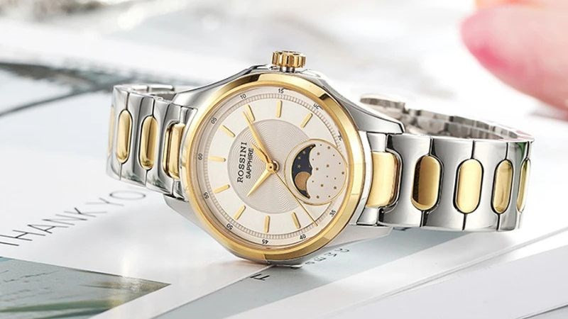 Đồng hồ ROSSINI 35.5mm Nam 5395T01G mặt tròn mỏng, thiết kế đẹp mắt, chất lượng tuyệt vời