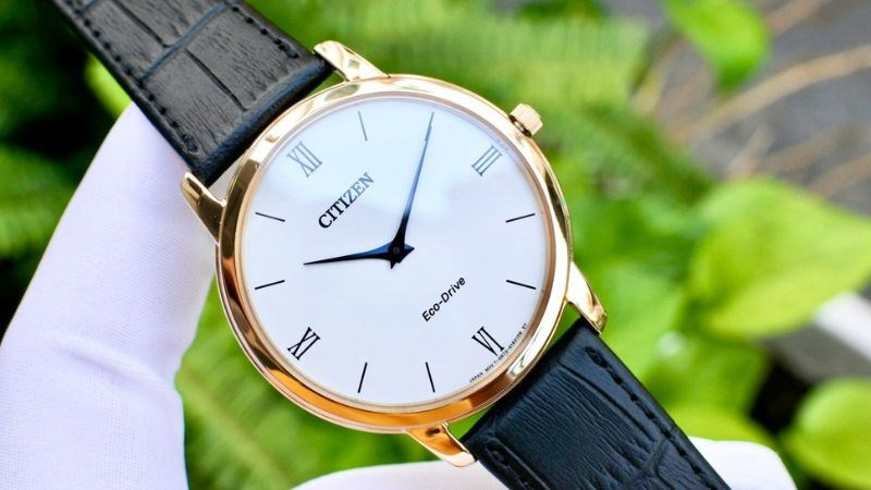 Đồng hồ CITIZEN 39mm Nam AR1133-23A mặt tròn siêu mỏng, thiết kế thanh lịch cùng bộ máy Eco-drive mạnh mẽ