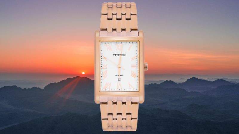 Đồng hồ Citizen nam mặt hình chữ nhật BH3003-51A với thiết kế thanh lịch và nhẹ nhàng