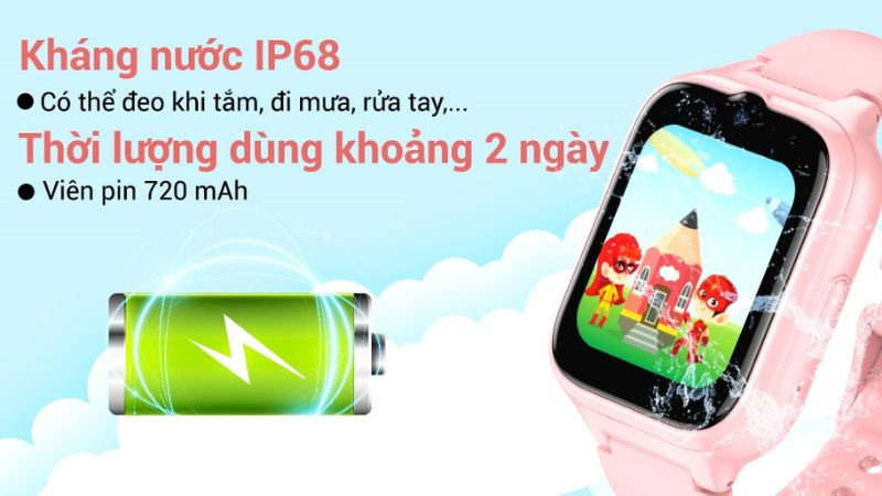 Đồng hồ thông minh Masstel Smart Hero 20 kháng nước IP68