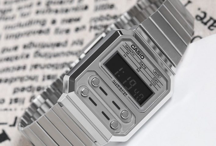 Đồng hồ Casio A100WE-7BDF unisex