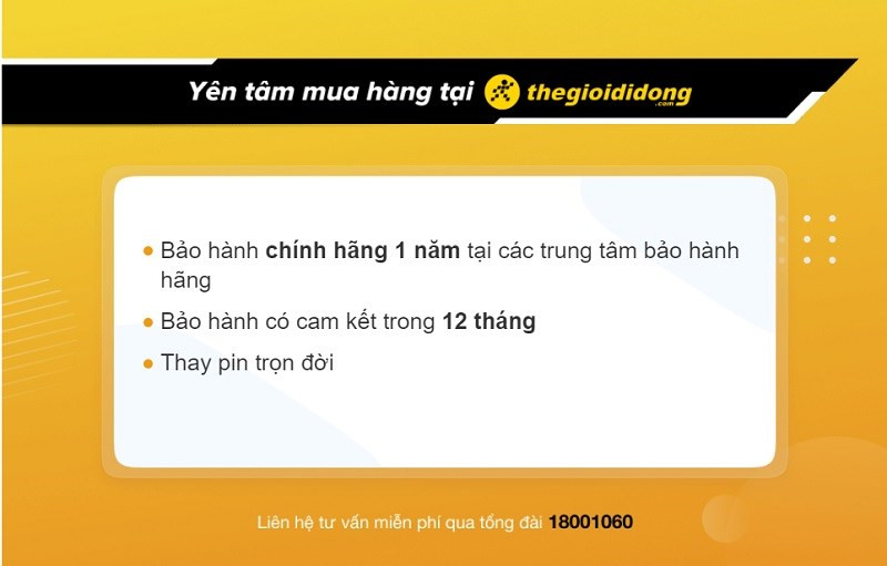 Chính sách bảo hành đồng hồ