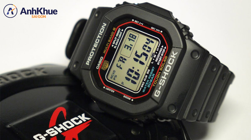 Mẫu đồng hồ G-Shock Tough Solar GWM5610-1 với thiết kế cổ điển và pin năng lượng mặt trời