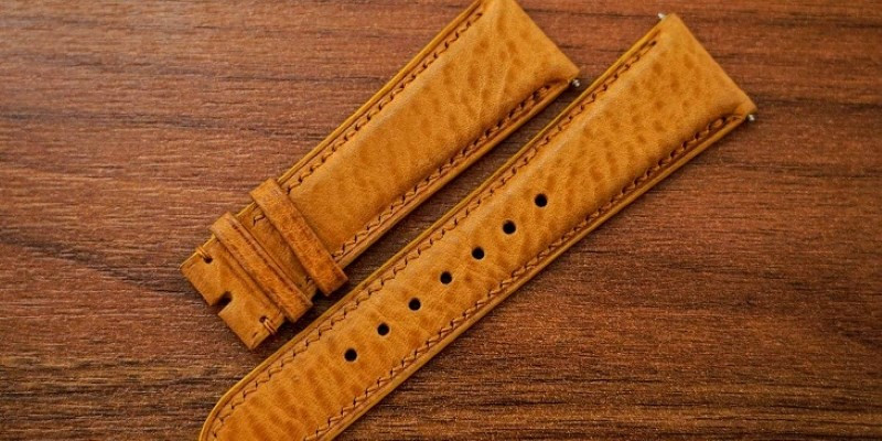 Dây đồng hồ bằng da thật
